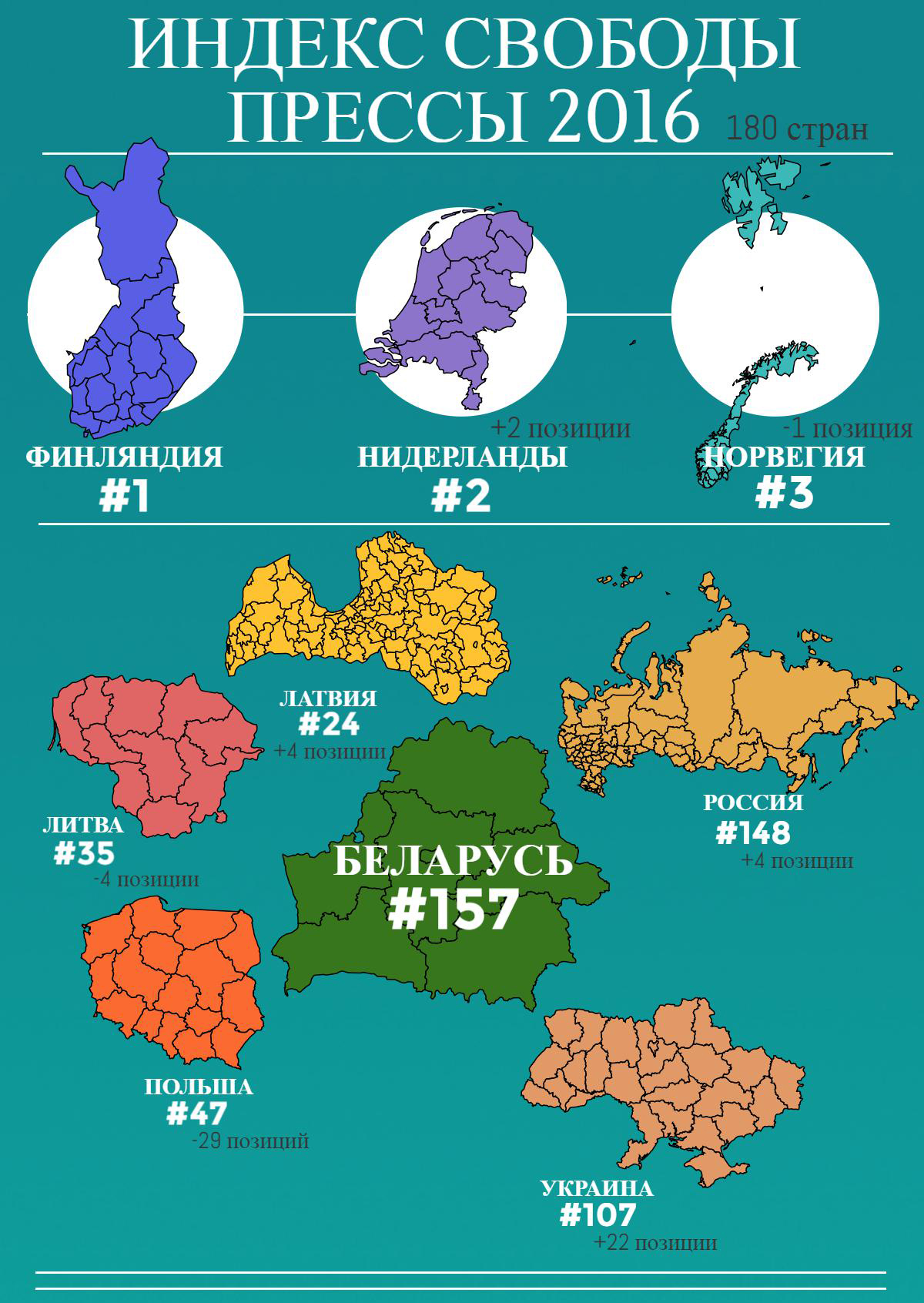 Карта свободы прессы